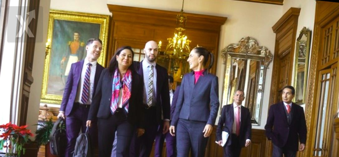 Claudia Sheinbaum discute finanzas públicas con ejecutivos de Fitch Ratings