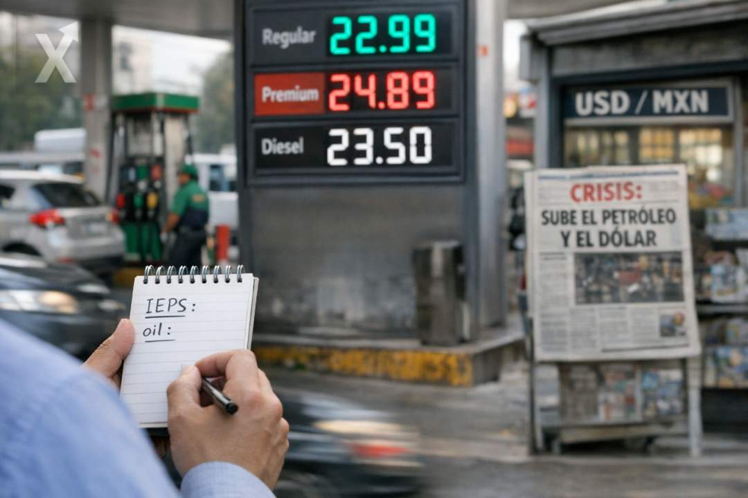 Petróleo caro y dólar volátil: alivio parcial para ingresos públicos, presión latente por gasolinas