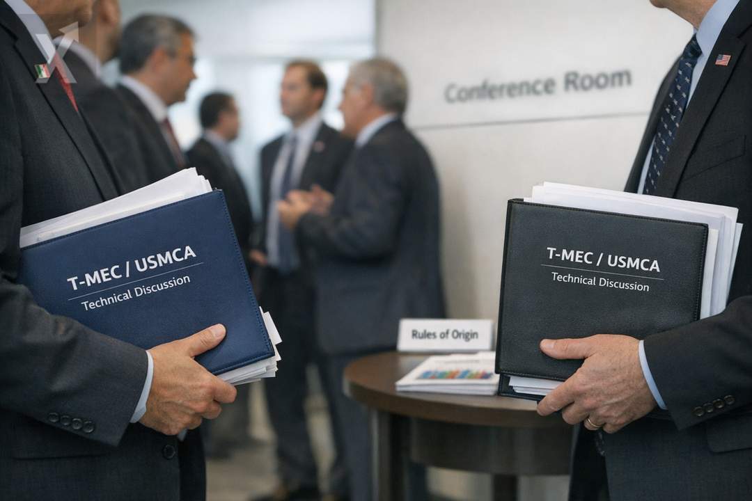 México y Estados Unidos activan la revisión del T-MEC: reglas de origen y cadenas de suministro, al centro