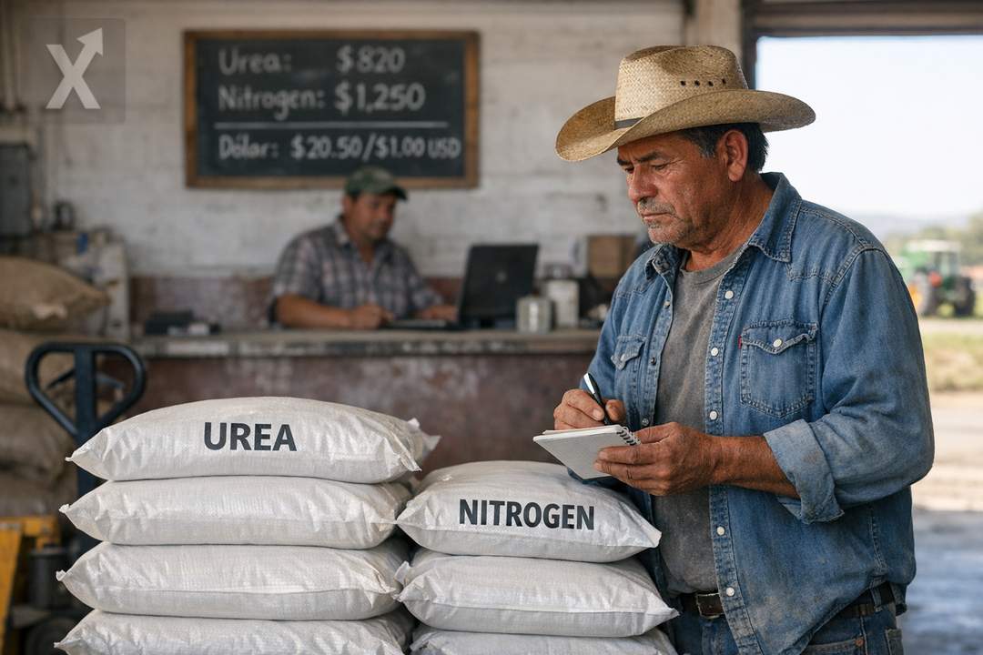 Guerra y logística en Ormuz disparan fertilizantes y elevan el riesgo de un nuevo repunte en alimentos en México