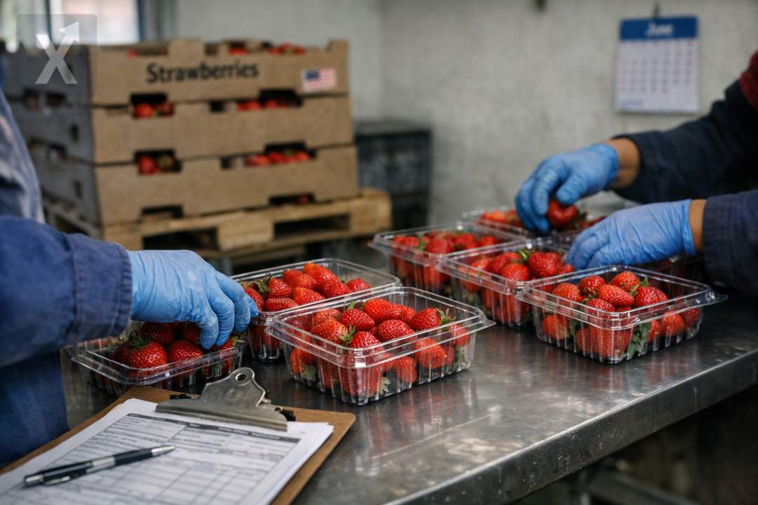 La fresa mexicana, en la mira de EE. UU.: riesgo comercial para un motor exportador del campo