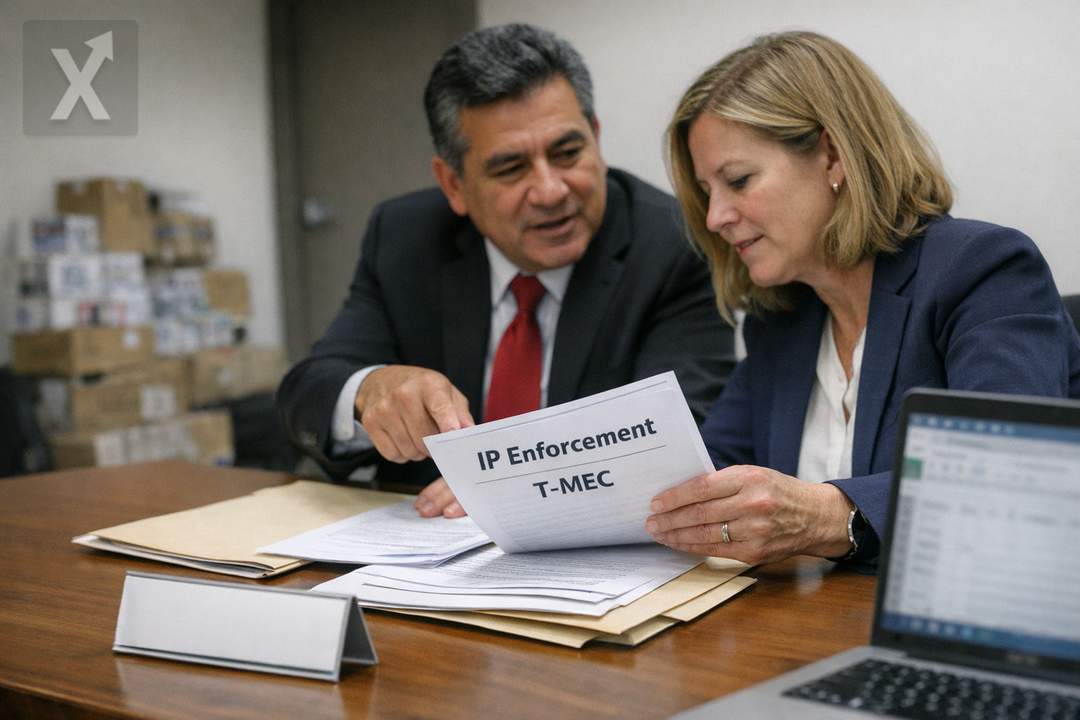 México y Estados Unidos endurecen la coordinación en propiedad intelectual rumbo a la revisión del T-MEC