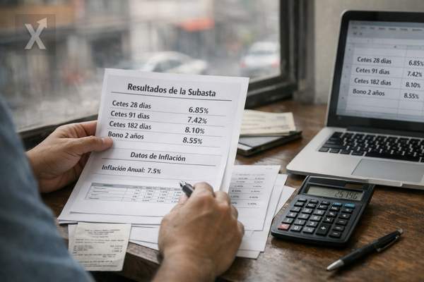 Cetes repuntan ante infla