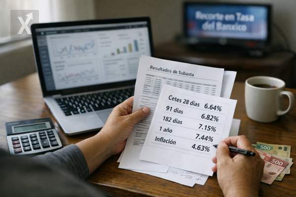 Banxico baja la tasa a 6.