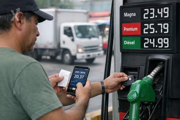 Petróleo caro, gasolina a