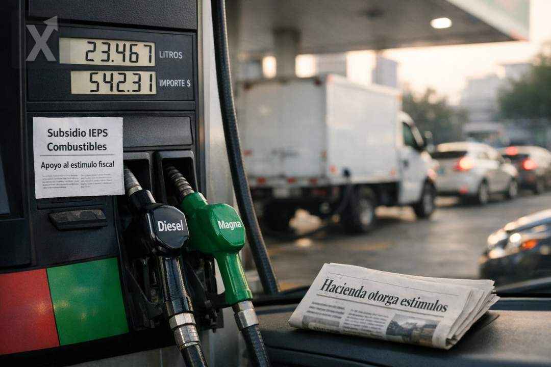 Hacienda estima un costo fiscal de 15,800 millones por estímulos a gasolinas y diésel en 2026