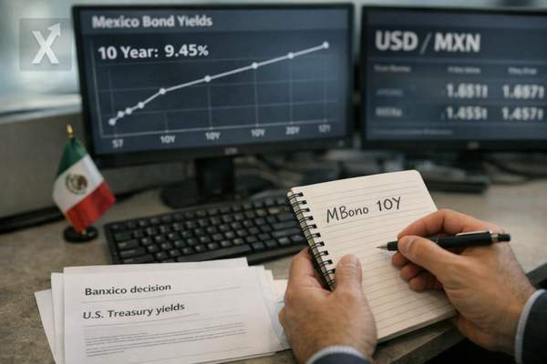 Rendimientos de bonos mex