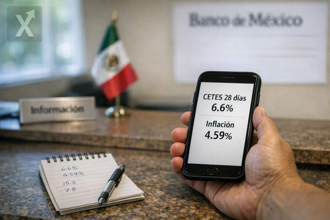 Cetes bajan y la inflación aprieta: el reto de mantener rendimientos reales en México