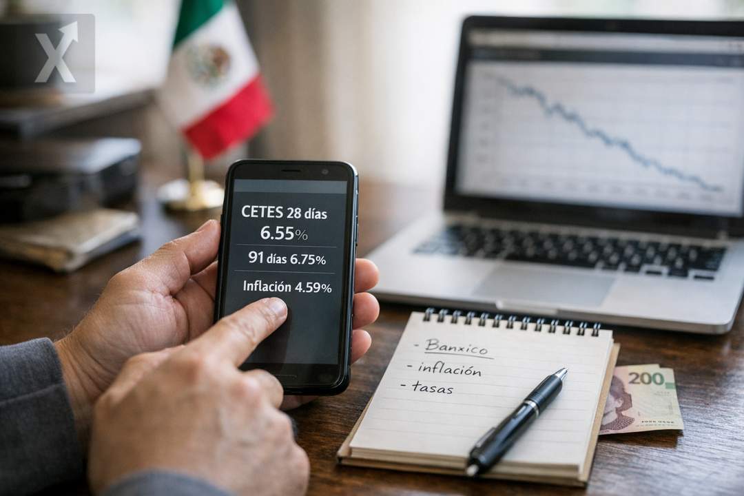 Cetes bajan en abril y reconfiguran el atractivo del ahorro en México ante una inflación arriba de la meta