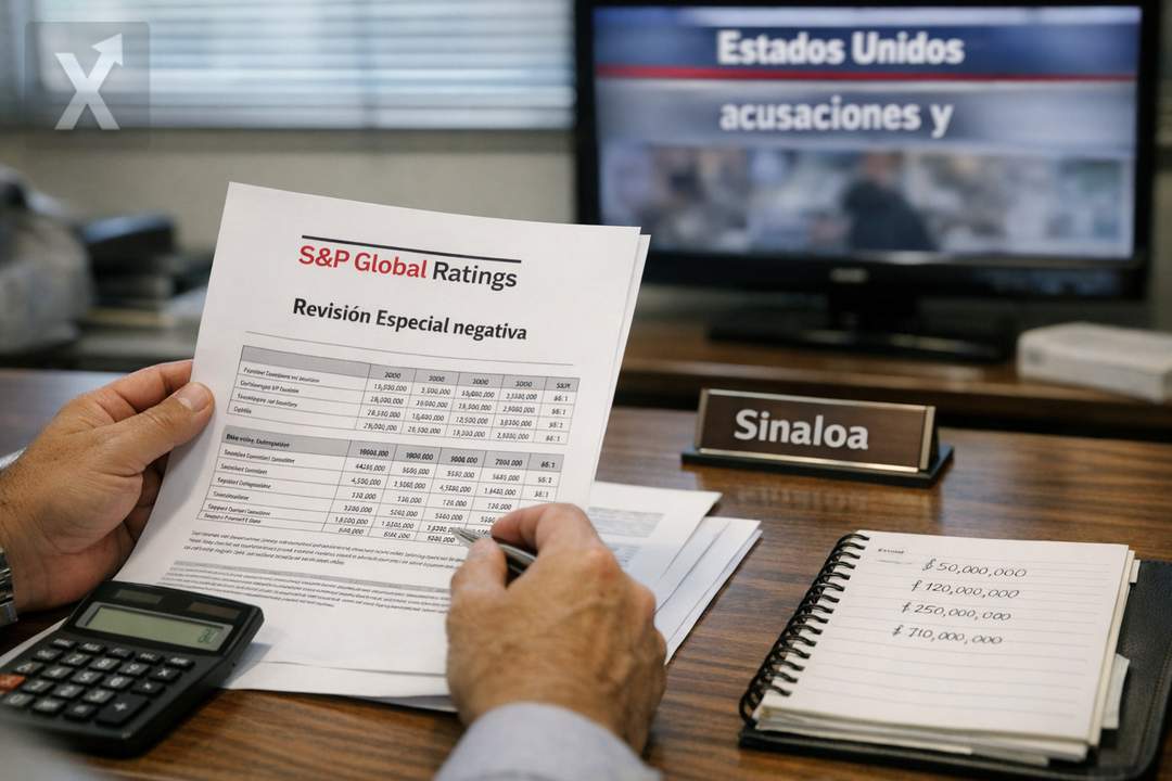 S&P activa revisión negativa a Sinaloa y eleva la presión financiera sobre el estado