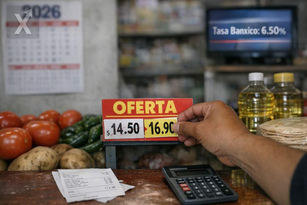 S&P prevé inflación persistente en México y pone en duda el regreso al 3% antes de 2029