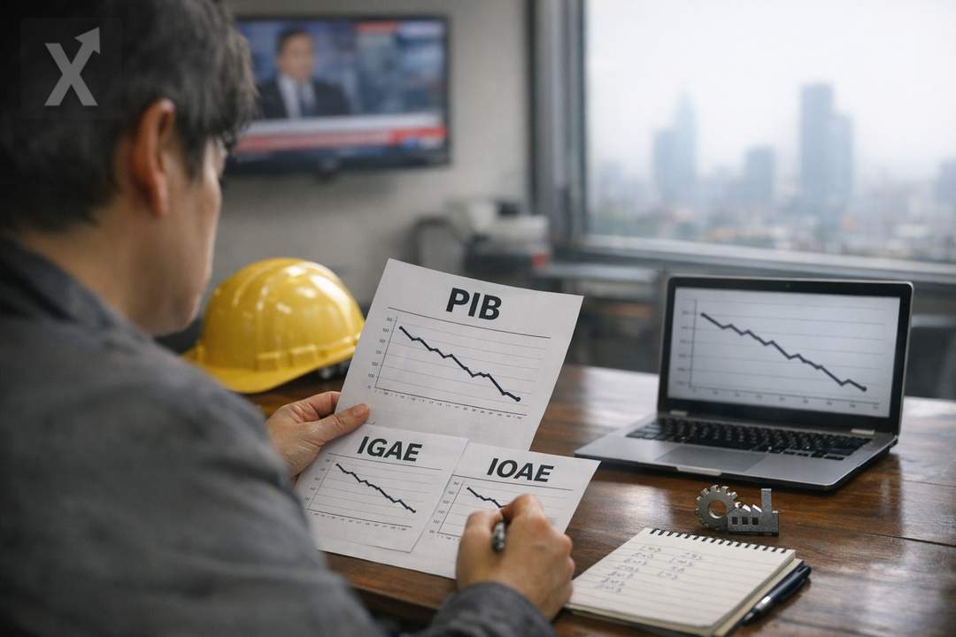 PIB de México retrocede en el arranque de 2026: cae menos de lo anticipado, pero persiste la fragilidad en industria y servicios